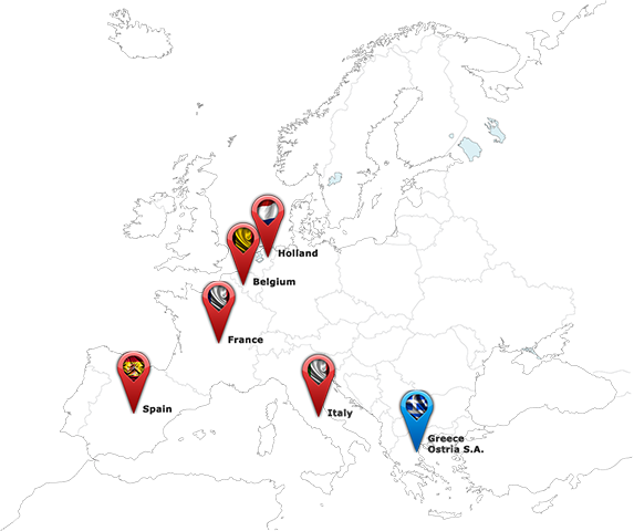 Ostria Partnerships Map